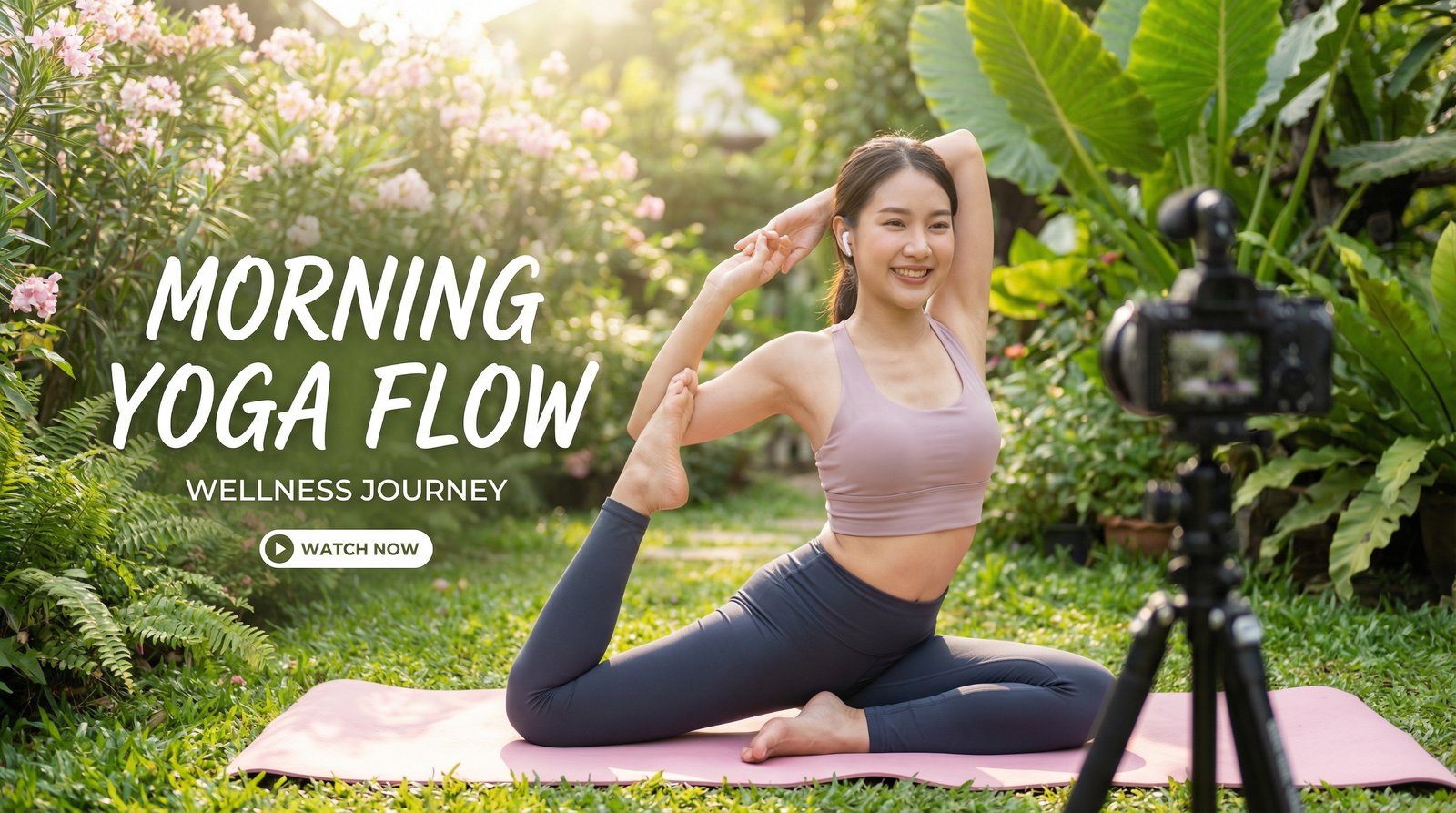 蘑菇视频瑜伽晨练健身视频